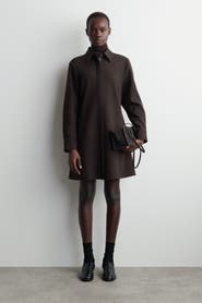 COS Long-Sleeved Mini Shirt Dress