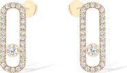 Messika Uno Diamond Pavé Stud Earrings