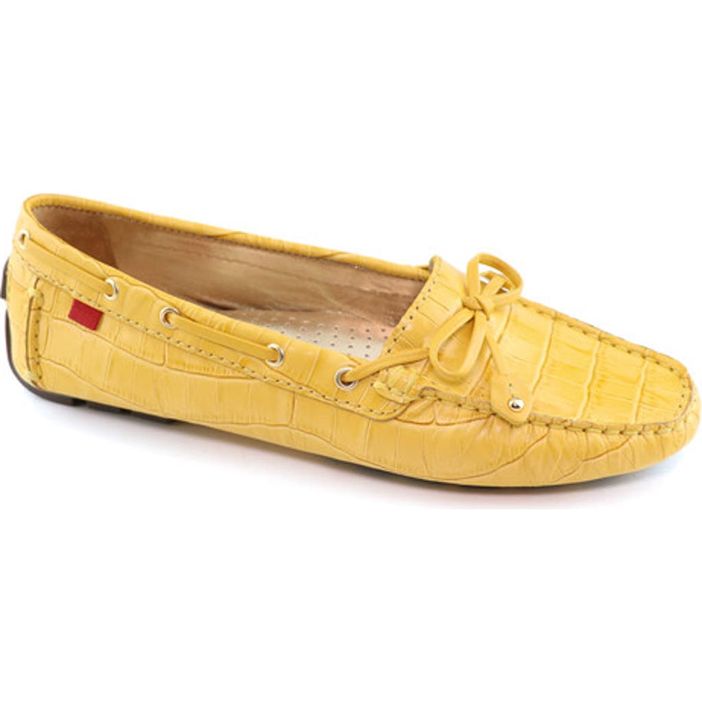 Marc Joseph New York Cypress Hill Croco Tiebow Driver Loafer