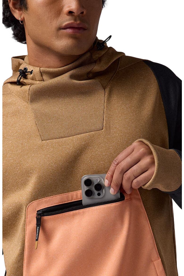 Meltdown Water-Resistant Hoodie - Men's, Alternate, color, Bistre Heather Combo