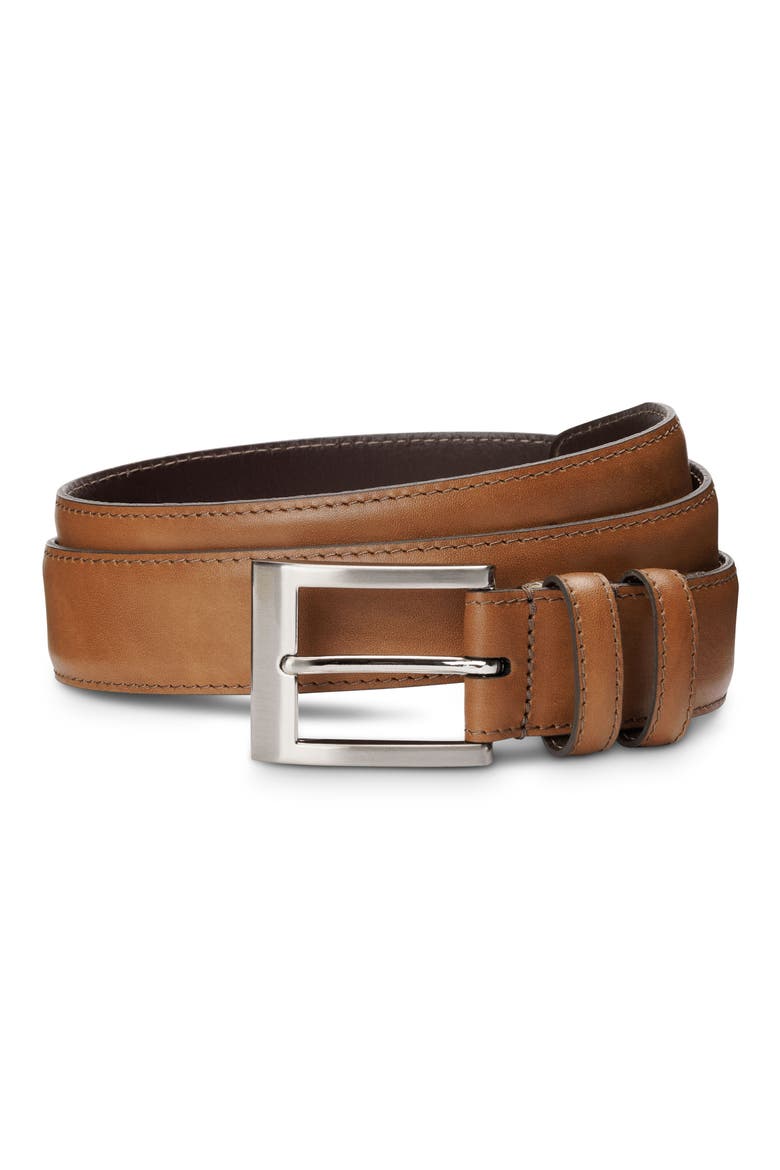 Classic Wide Belt, Main, color, WALNUT/ WALNUT