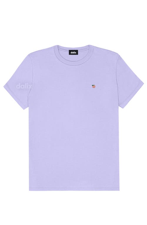 Dalix Womens Lil Peach Jersey Tee In Purple