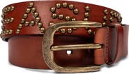 PLEASURES Stud Leather Belt