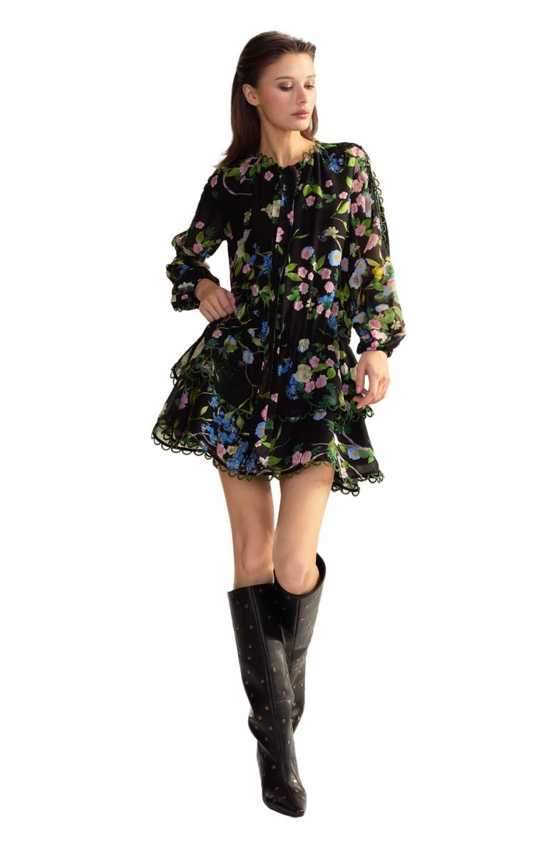 Cynthia Rowley Delilah Silk Dress, Main, color, 