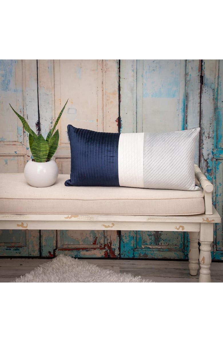 PARKLAND COLLECTION Hiro Throw Pillow, Alternate, color, Grey