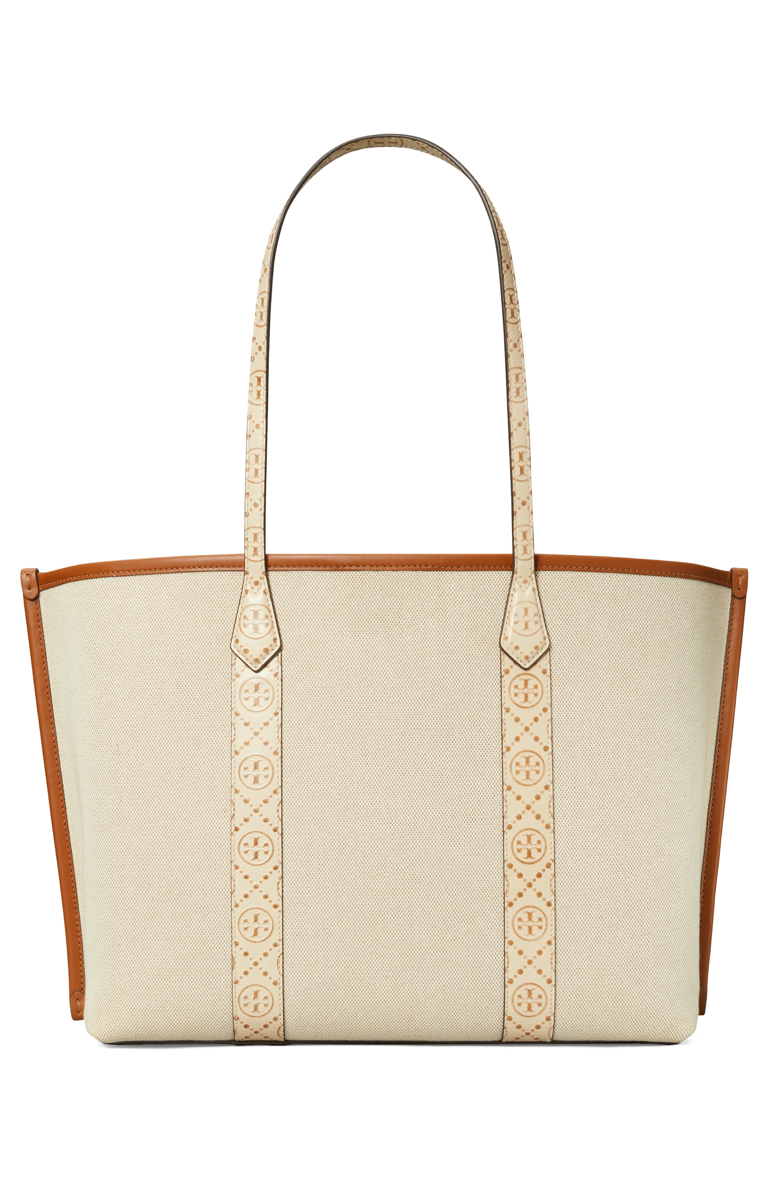 Tory Burch Perry Triple Compartment Canvas Tote, Alternate, color, 