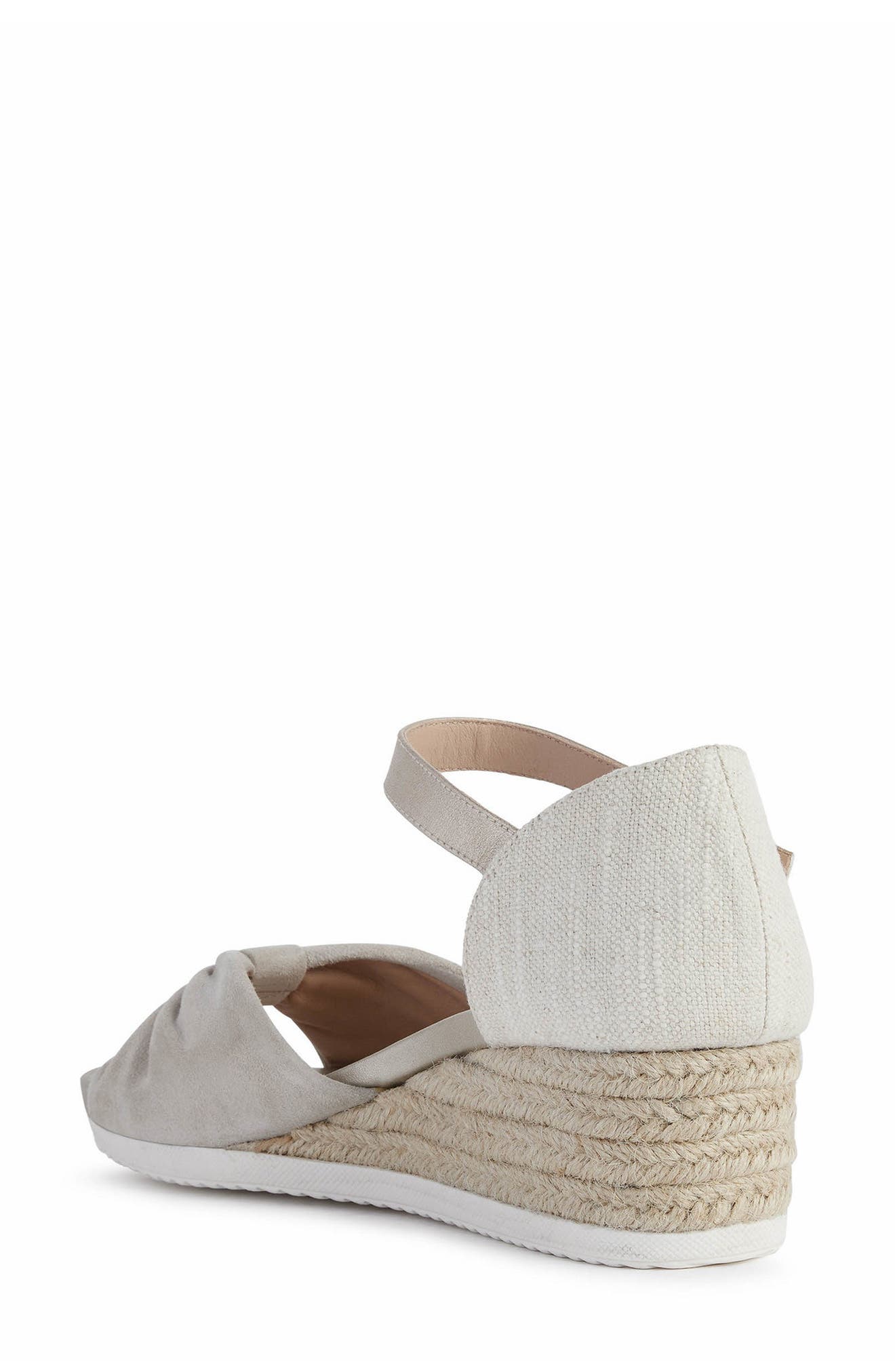 Geox Ischia Corda Espadrille Wedge Sandal, Alternate, color, 