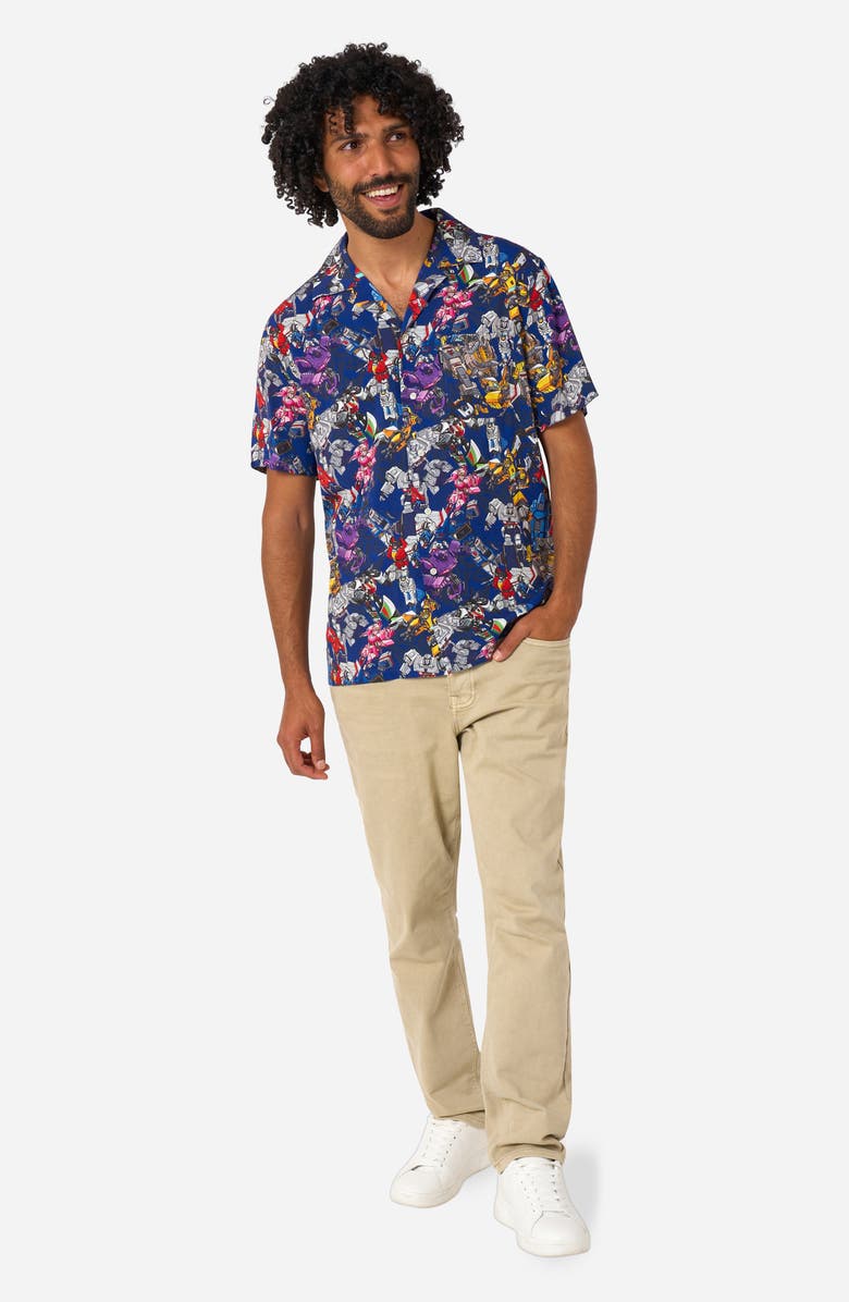 OppoSuits Transformers<sup>™</sup> Camp Shirt, Alternate, color, Multicolor