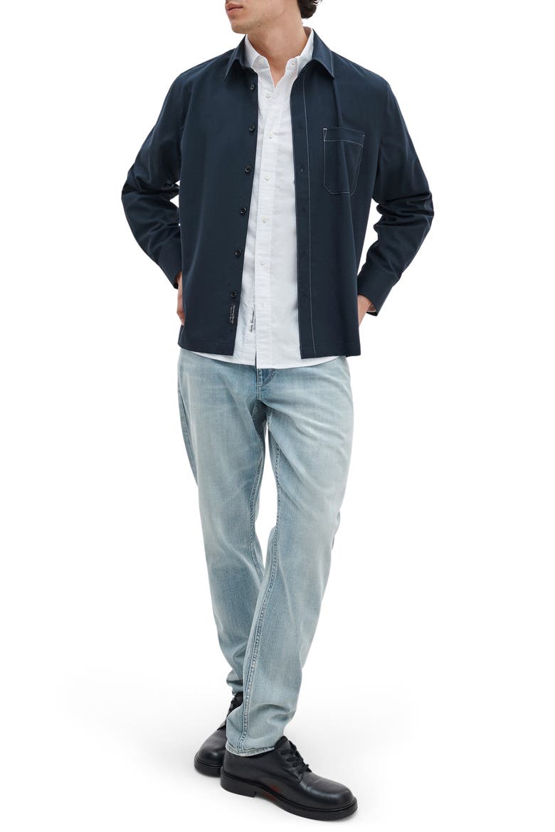 Classic Fit Oxford Button-Down Shirt, Alternate, color, WHITE