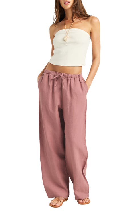 Parker Wide Leg Linen Pants