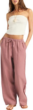 Vitamin A® Parker Wide Leg Linen Pants