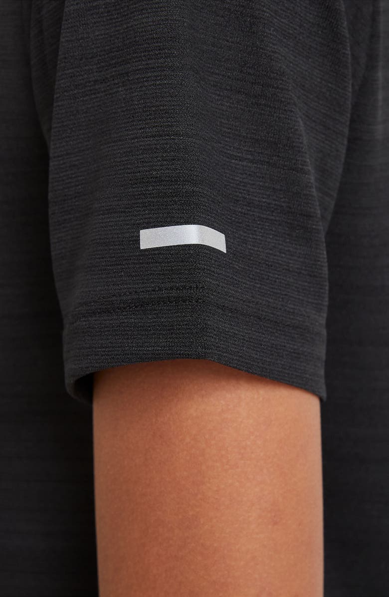 Nike Kids' Dri-FIT Miler Training T-Shirt, Alternate, color, Black