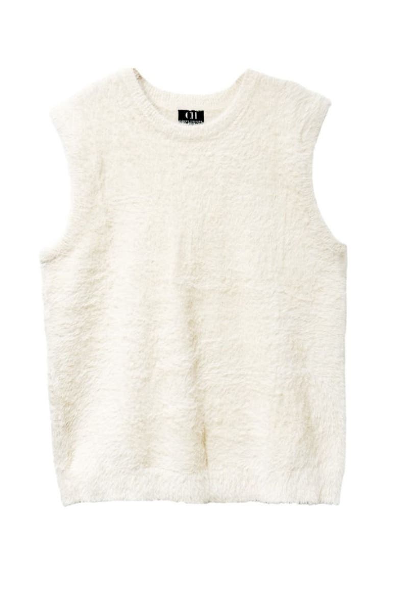 Oke Sleeveless Top, Main, color, Cream