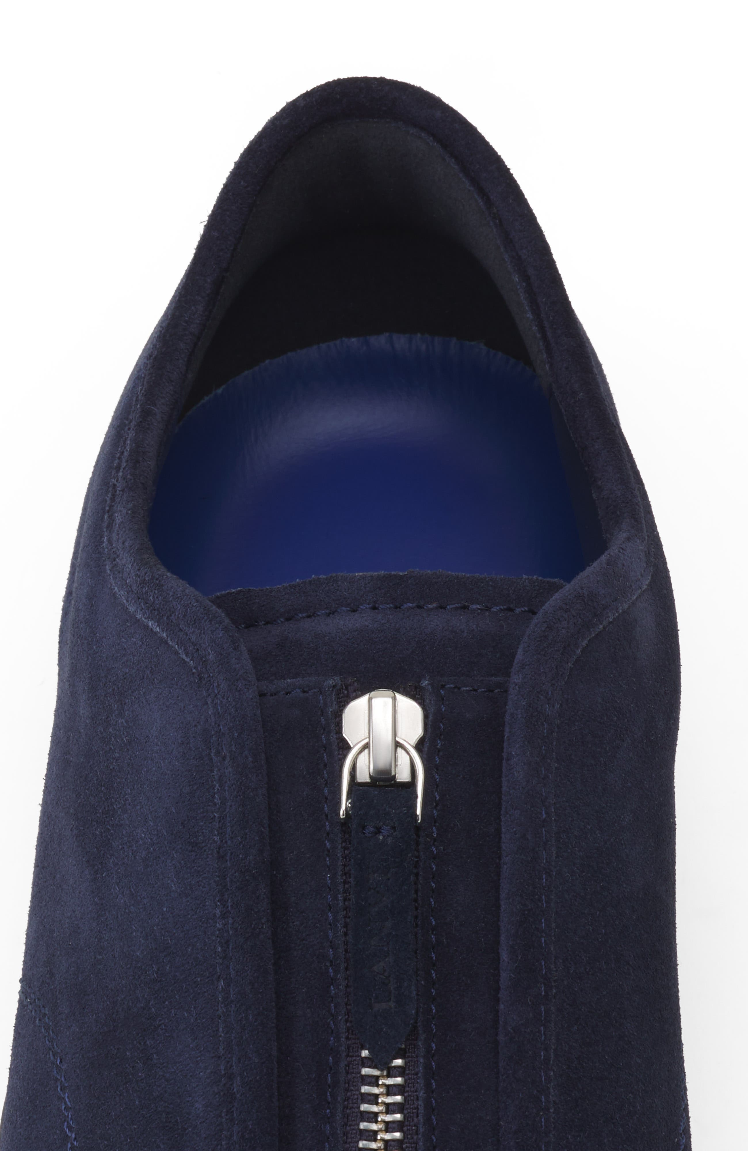 Dbb1 Suede Zip Sneakers, Alternate, color, Blue