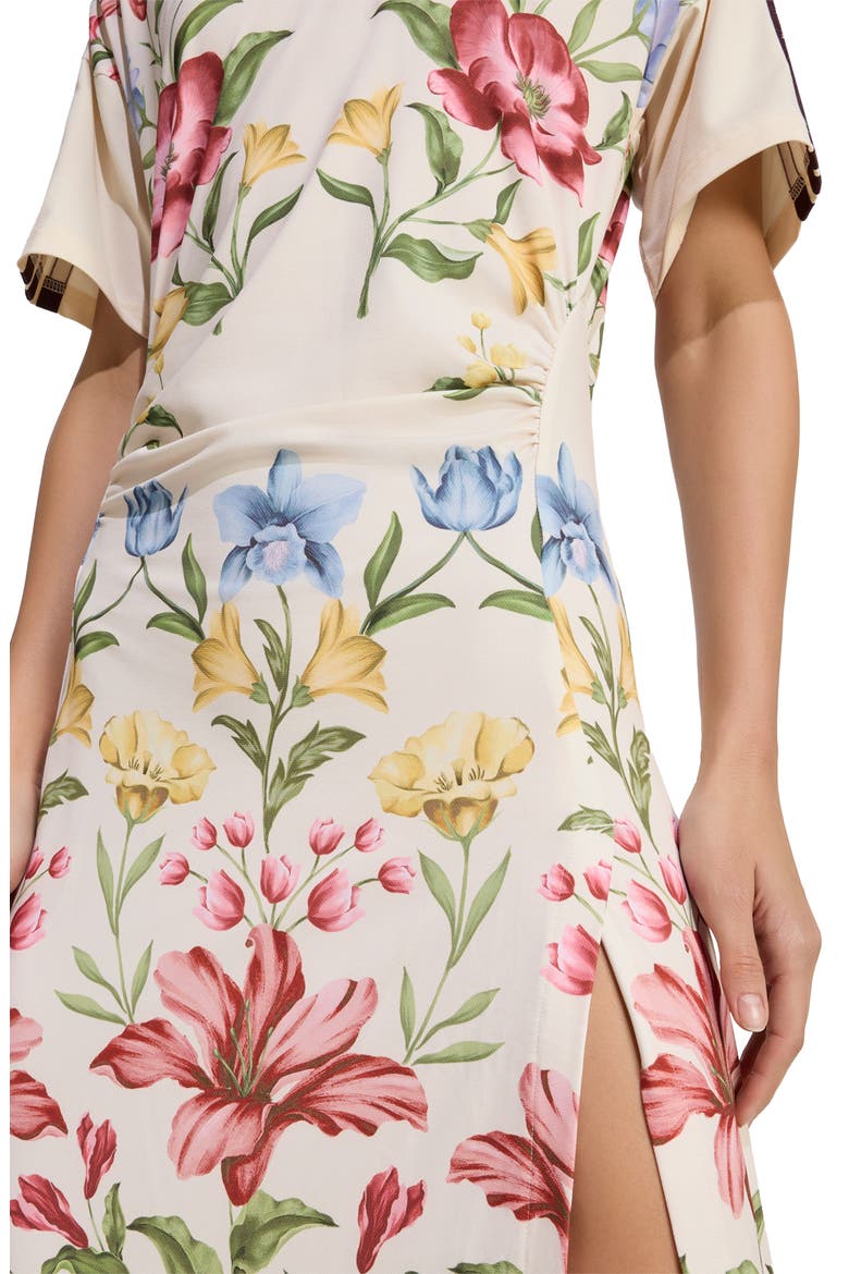 FARM Rio Premium Floral Maxi Dress, Alternate, color, ECRU/ BROWN/ CRAFT GREEN