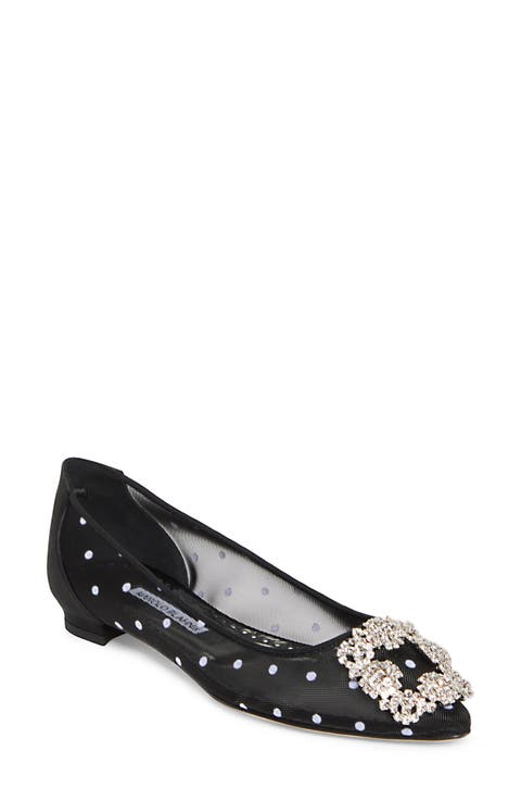Hangisi Crystal Buckle Flat (Women)