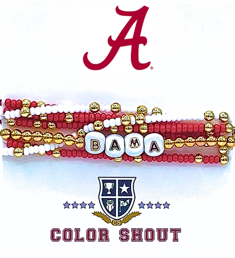 Alabama Lucky 7 Bracelet Set