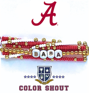 Color Shout Alabama Lucky 7 Bracelet Set