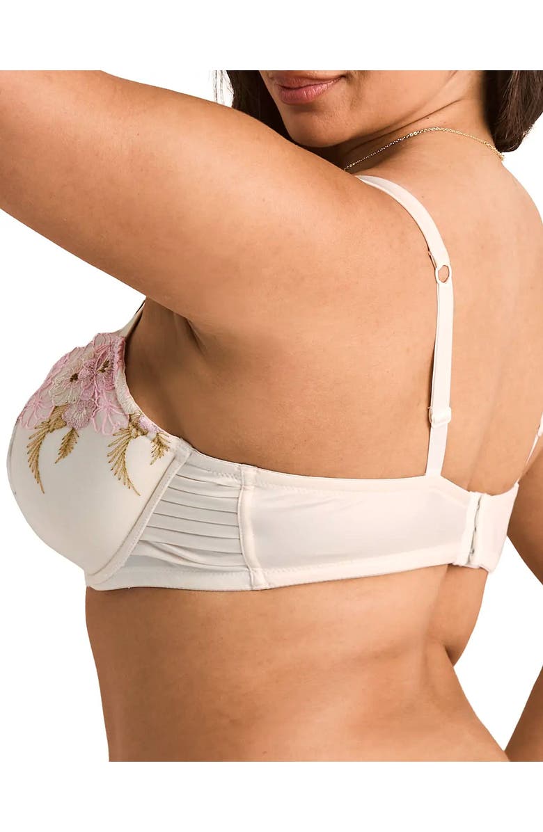 Adore Me Carolyn Contour Demi Bra, Alternate, color, Light White