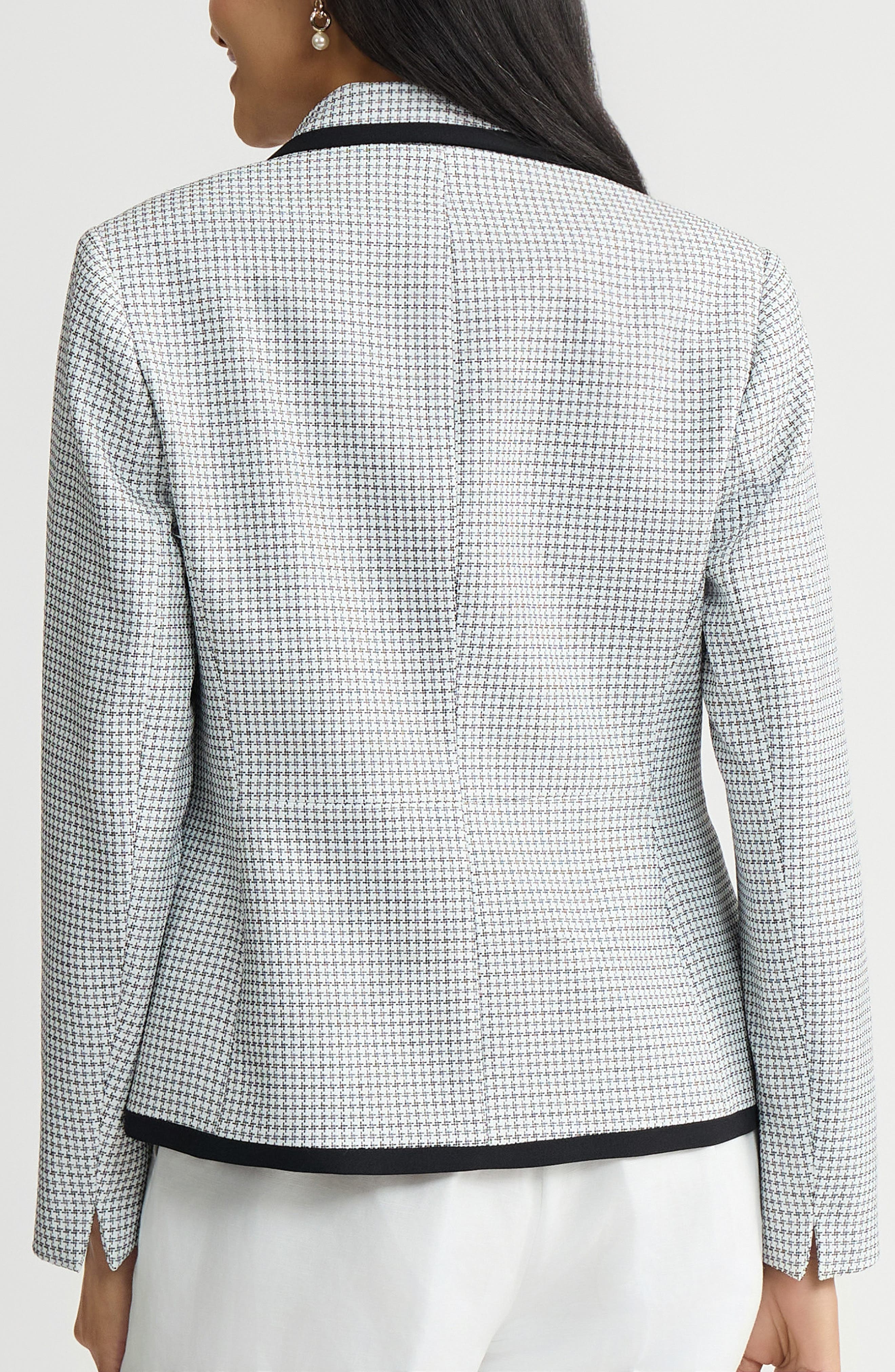 Contrast Detail Tweed Jacket - image 2