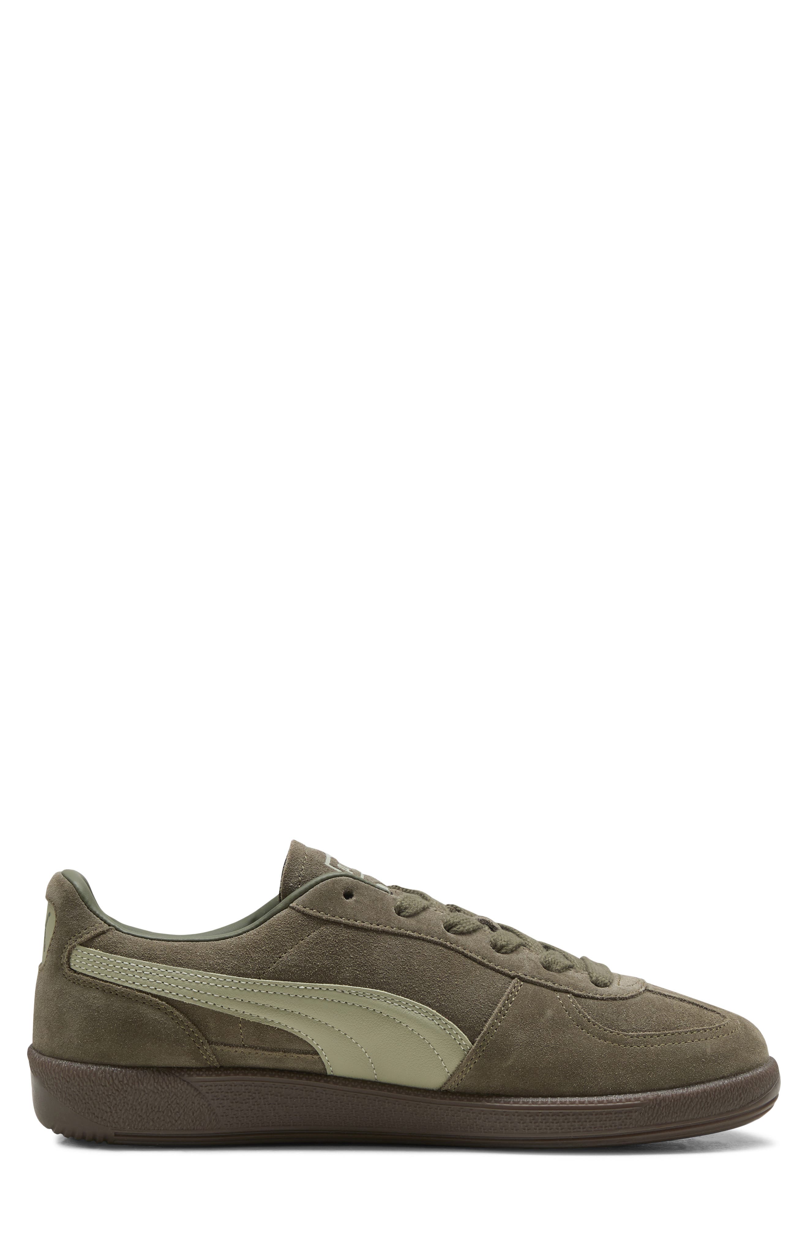 PUMA Palermo Sneaker, Alternate, color, Loden Green/ Gum
