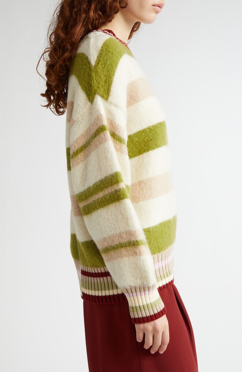 Stine Goya Stripe Crew Neck Sweater, Alternate, color, 