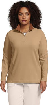 Lands' End Anyweather Fleece Quarter Zip Pullover