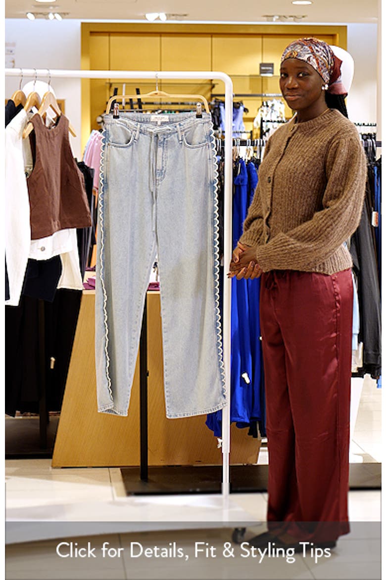 Phoebe Drawstring Waist Denim Pants video