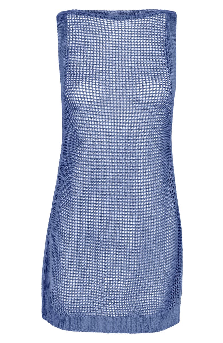 ViX Paula Hermanny Erika Open Knit Cover-Up Dress, Alternate, color, 