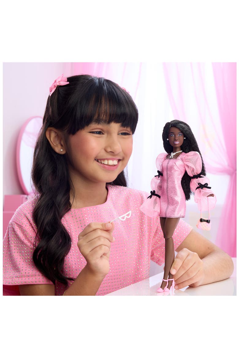 Kids' Deluxe Style Bow Sleeve Dress Barbie Doll, Alternate, color, NONE