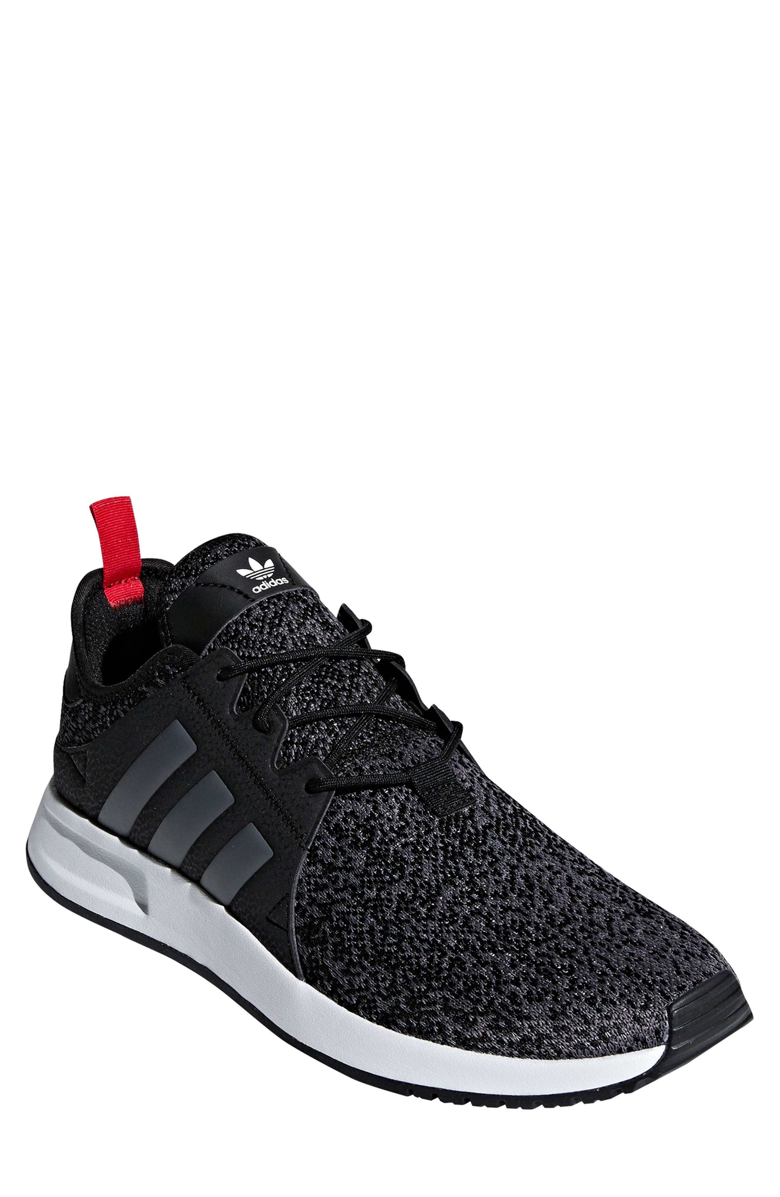 X_PLR Sneaker, Main, color, CORE BLACK/ GREY/ SCARLET