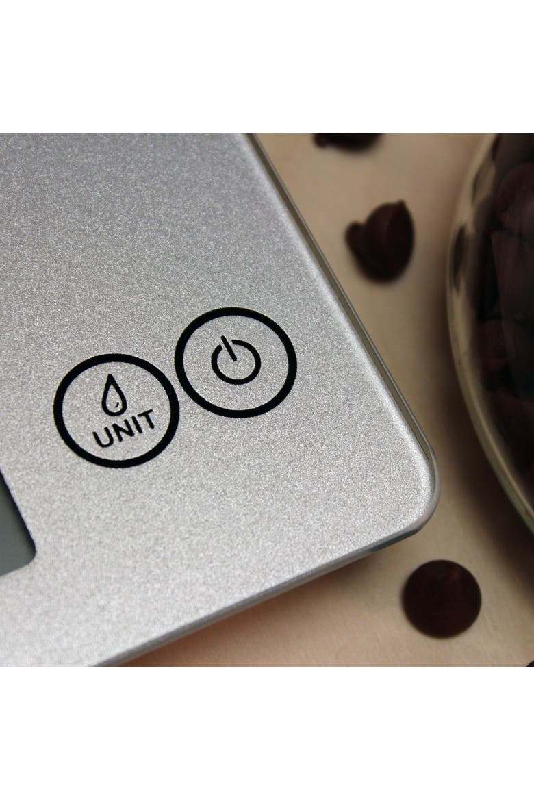 Arti Glass Digital Scale, Alternate, color, Shiny Silver