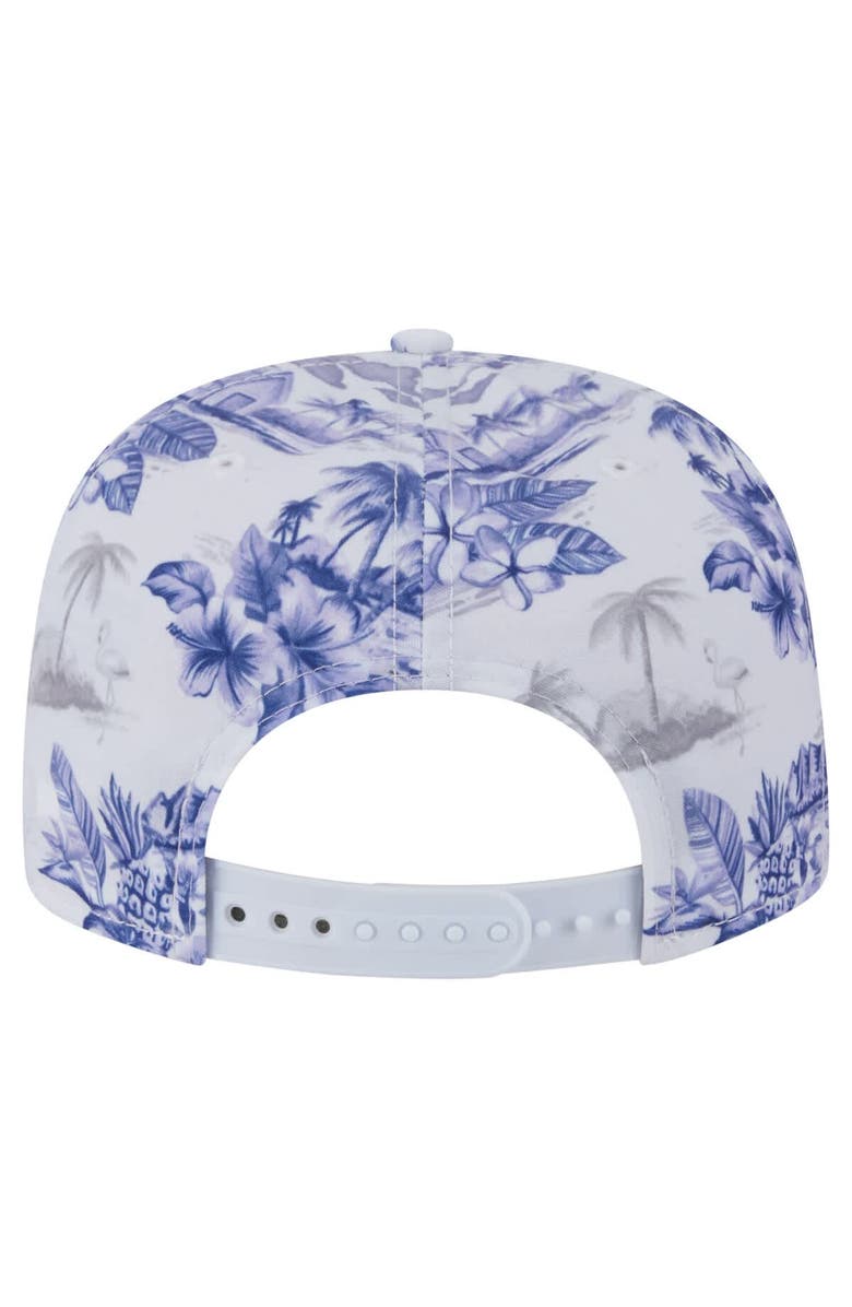 New Era Men's New Era White Detroit Tigers Printed Island Golfer Snapback Hat, Alternate, color, White