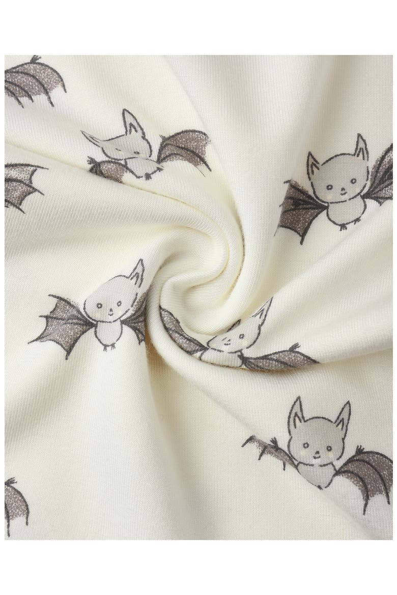 Kids' Fitted Pajama Set, Alternate, color, BATS