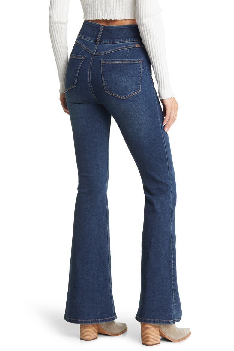 Fit & Lift High Waist Flare Jeans, Alternate, color, ORETHA