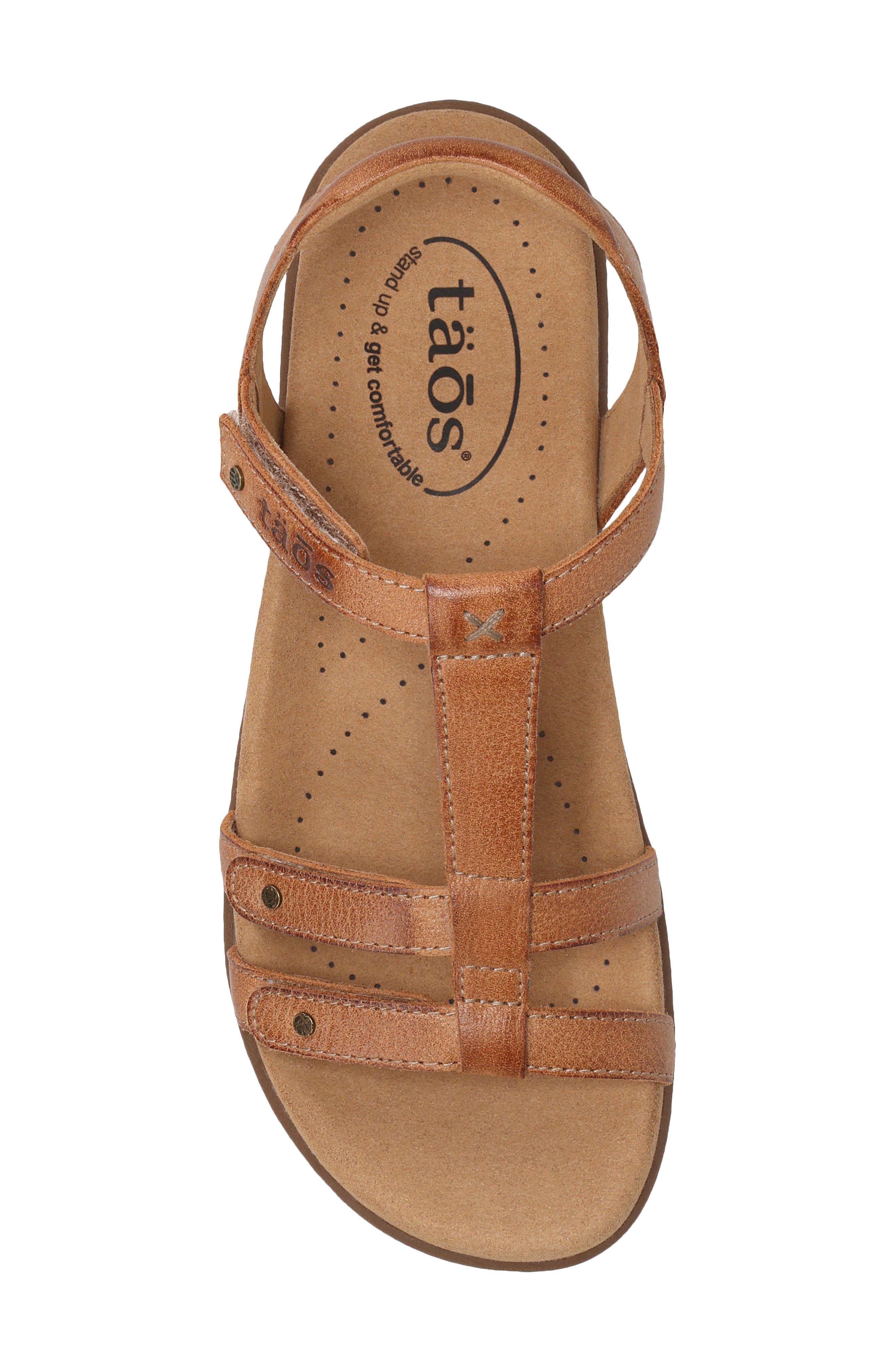 Taos Trophy 2 Sandal, Alternate, color, Honey