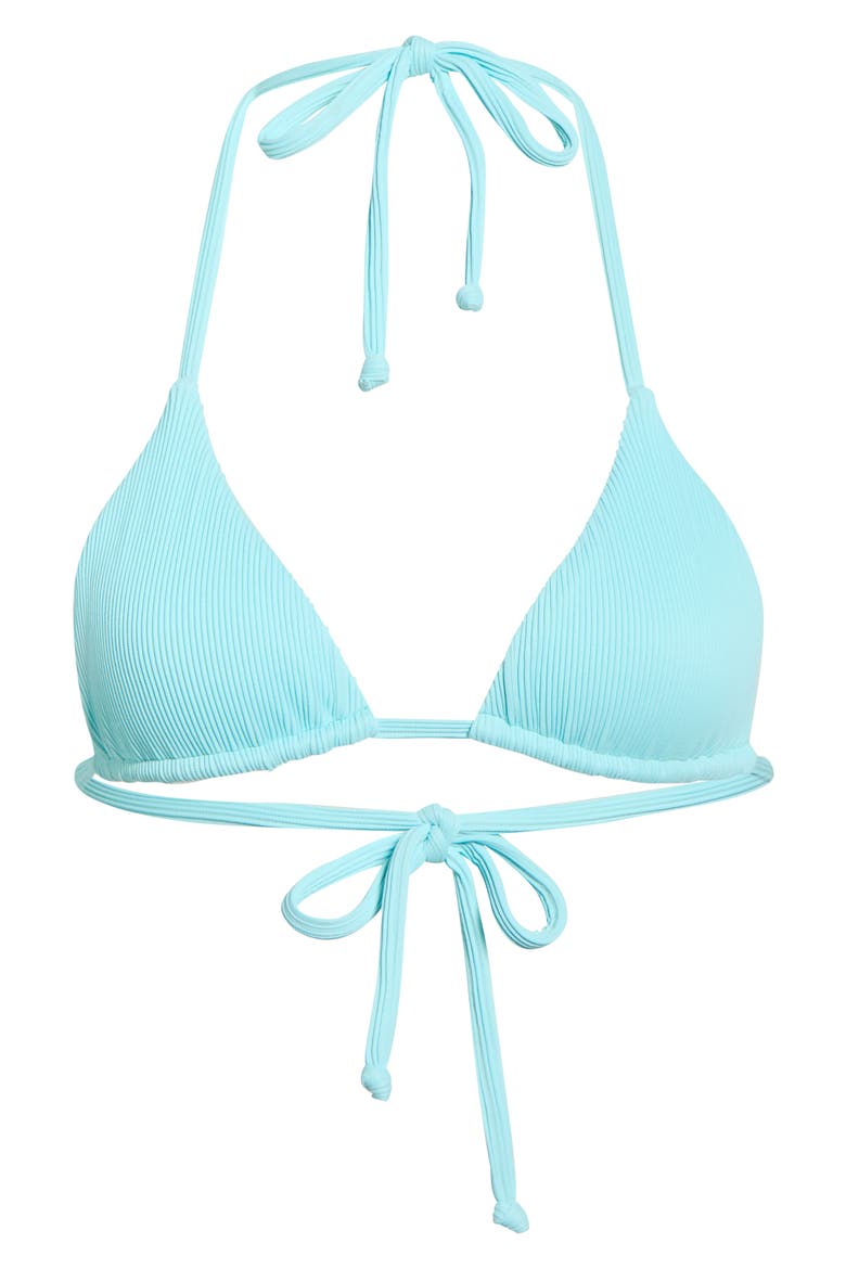 Slider Triangle Bikini Top, Alternate, color, CALYPSO BLUE