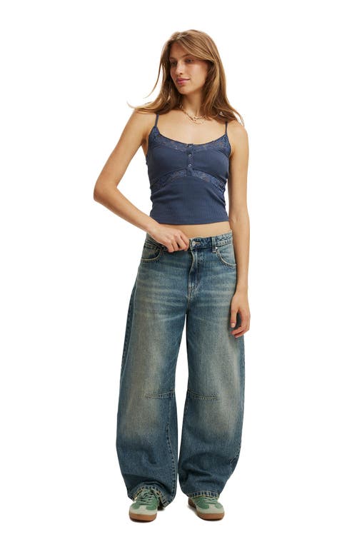 Cotton On Barrel Jean In Nova Blue
