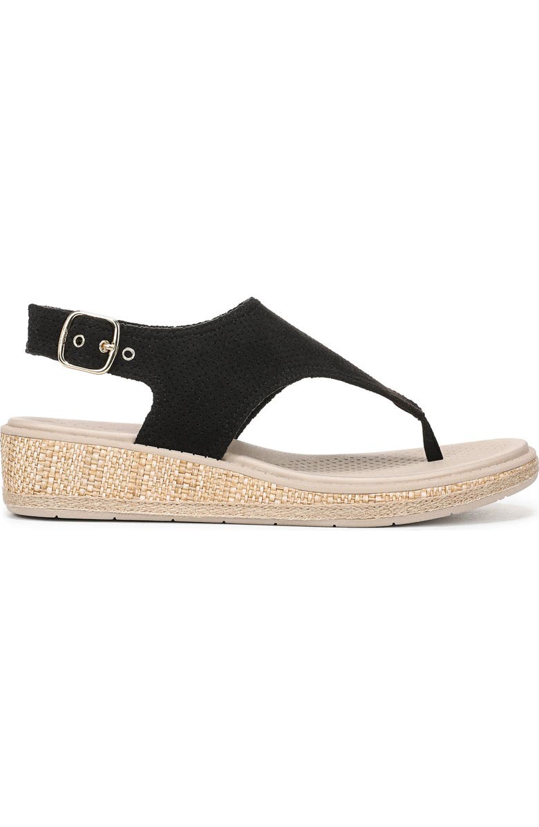 LifeStride Beachy Platform Sandal, Alternate, color, Black