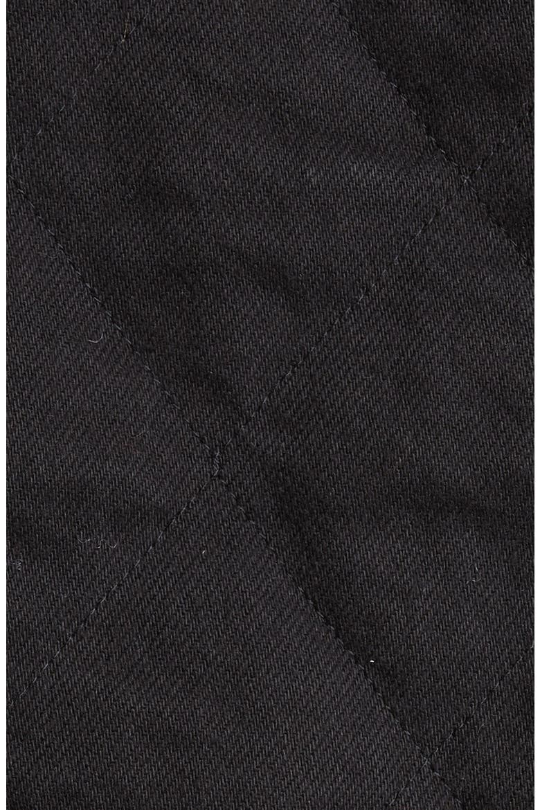Val Quilted Cropped Denim Jacket, Alternate, color, BLACK