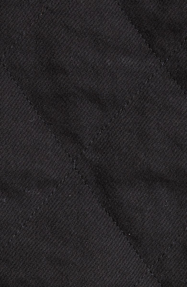 rag & bone Val Quilted Cropped Denim Jacket, Alternate, color, 