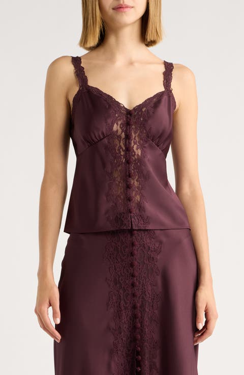 Effy Lace Trim Camisole