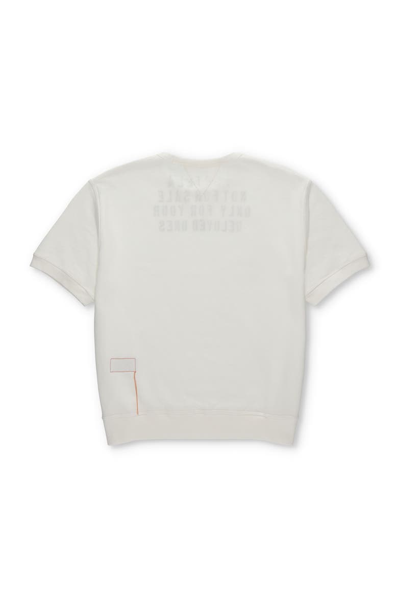 Ohio Brushed Jersey Short Sleeve Sweatshirt, Alternate, color, OFF WHITE