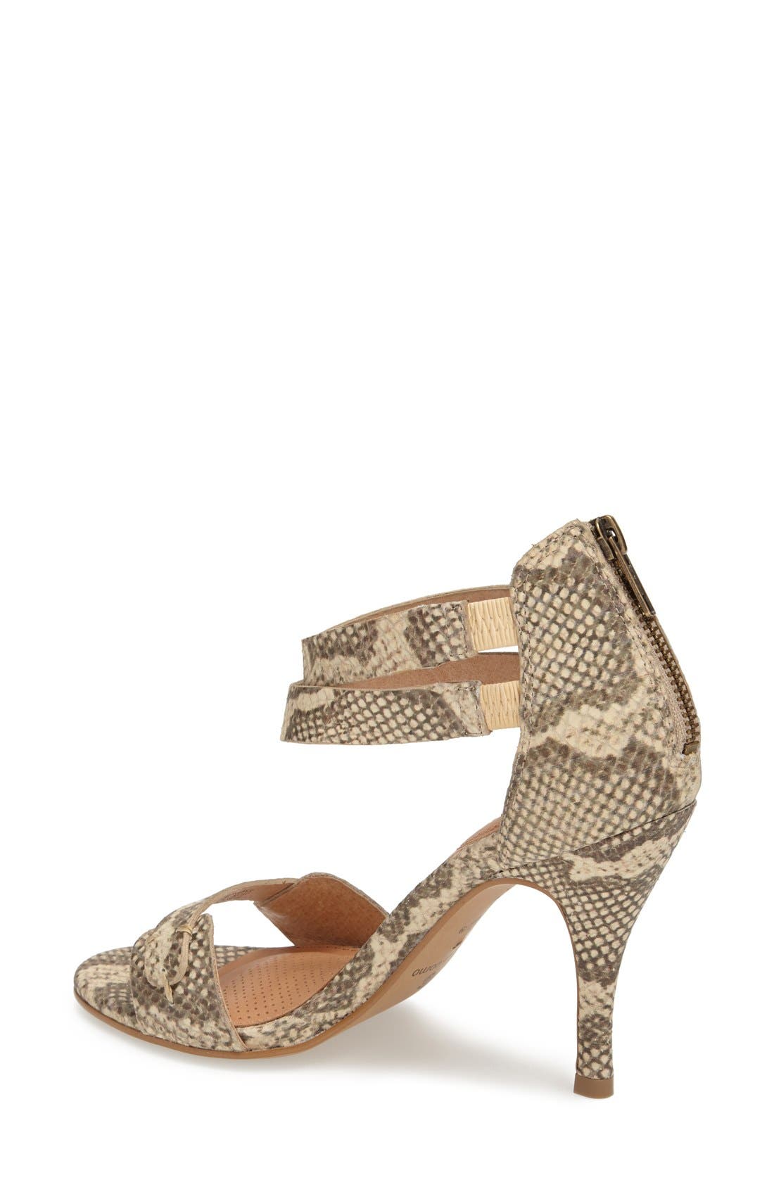 'Turks' Ankle Strap Sandal, Alternate, color, NATURAL VINTAGE SNAKE