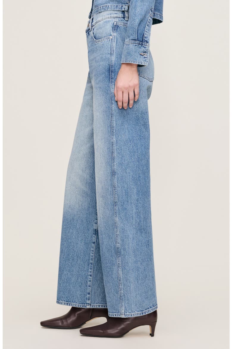 Taylor Relaxed High Rise Barrel Jeans, Alternate, color, SALT LAKE