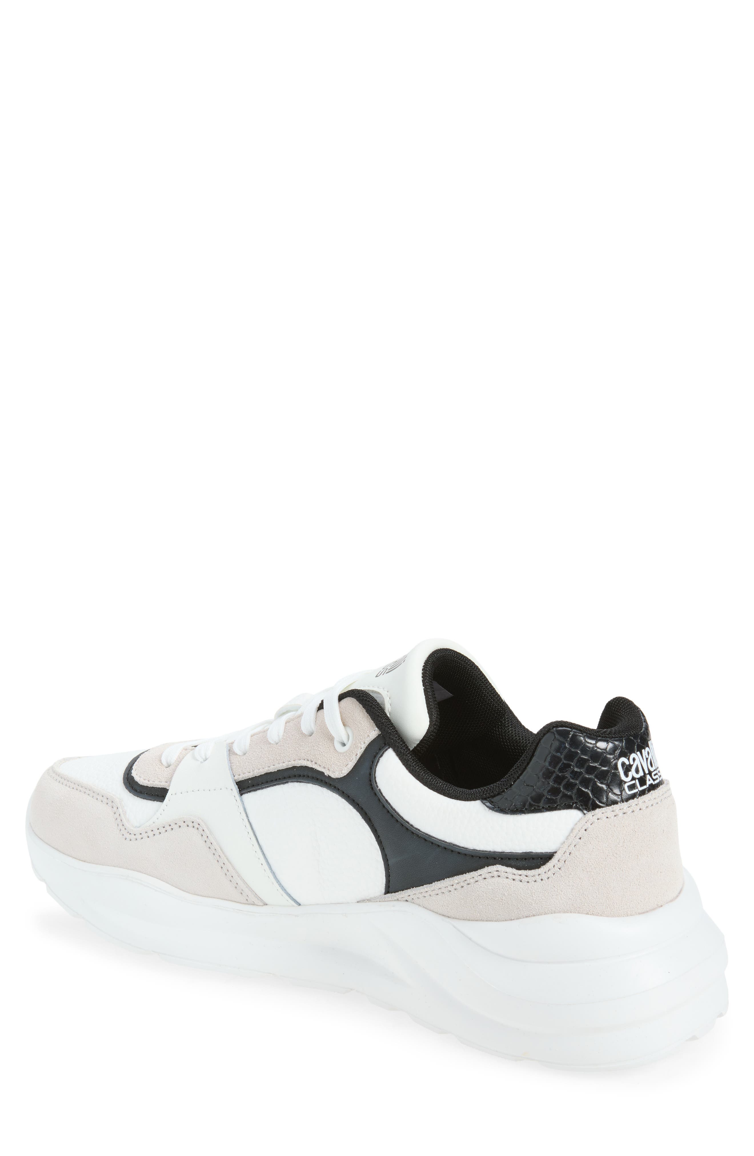 Low Top Sneaker, Alternate, color, WHITE/ BLACK