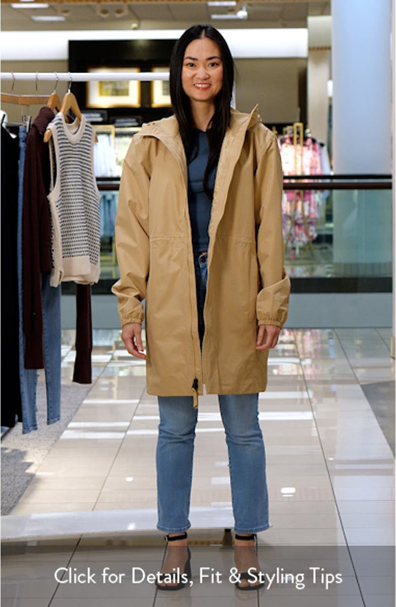 Daybreak Water Repellent Mid Rain Parka, sales video thumbnail