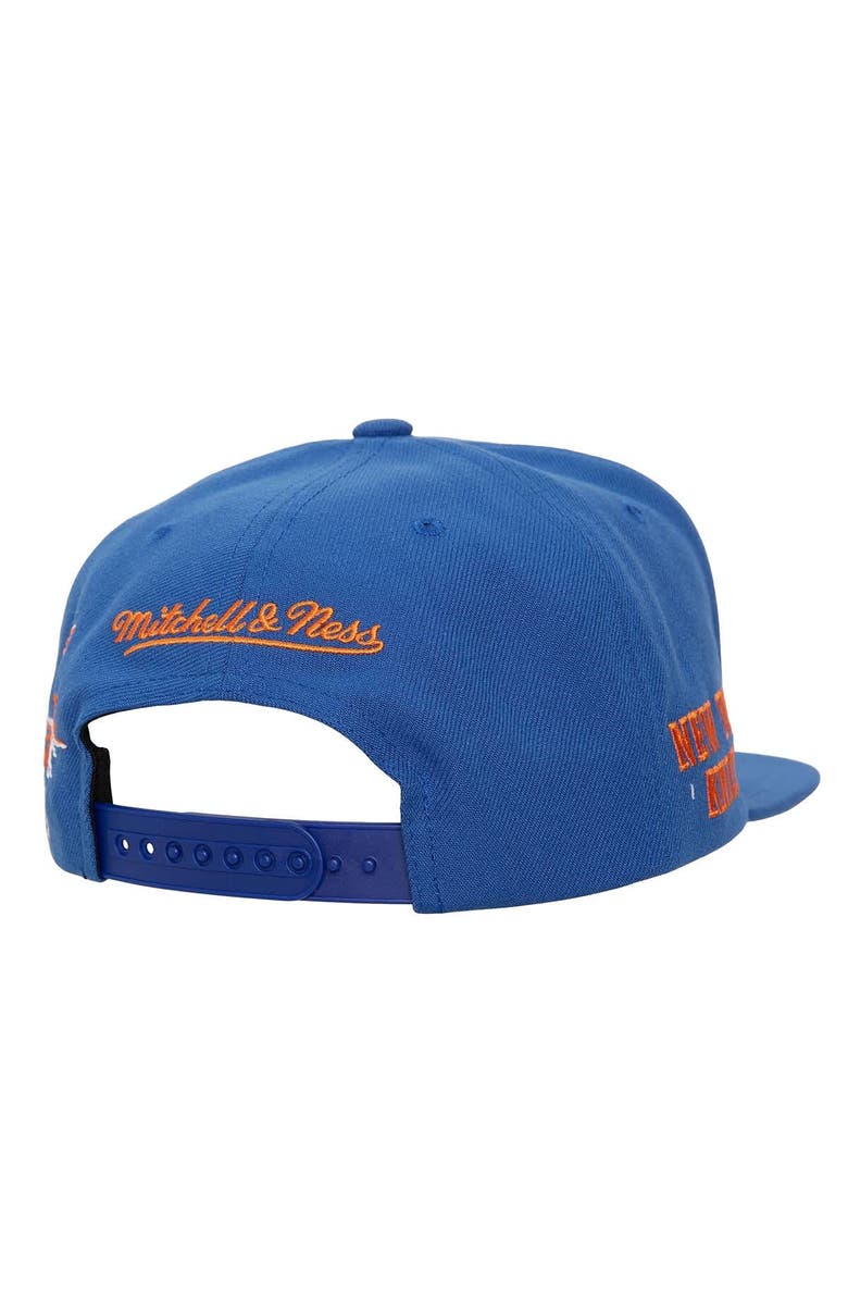 Mitchell & Ness Men's Mitchell & Ness Blue New York Knicks Starlight Snapback Hat, Alternate, color, Blue