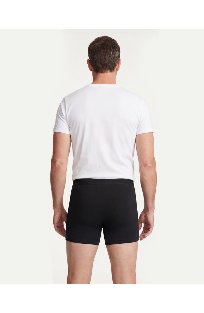 City Threads USA-Made Organic Soft Cotton Boxer Briefs, Alternate, color, Black