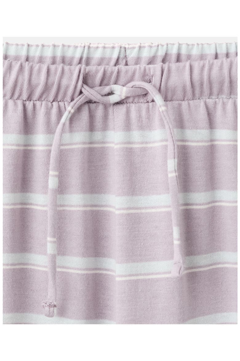 Stripe Cotton Pajama Pants, Alternate, color, PURPLE